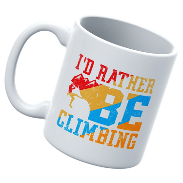 Climbing I'd Rather Be Climbing 11oz Mug
